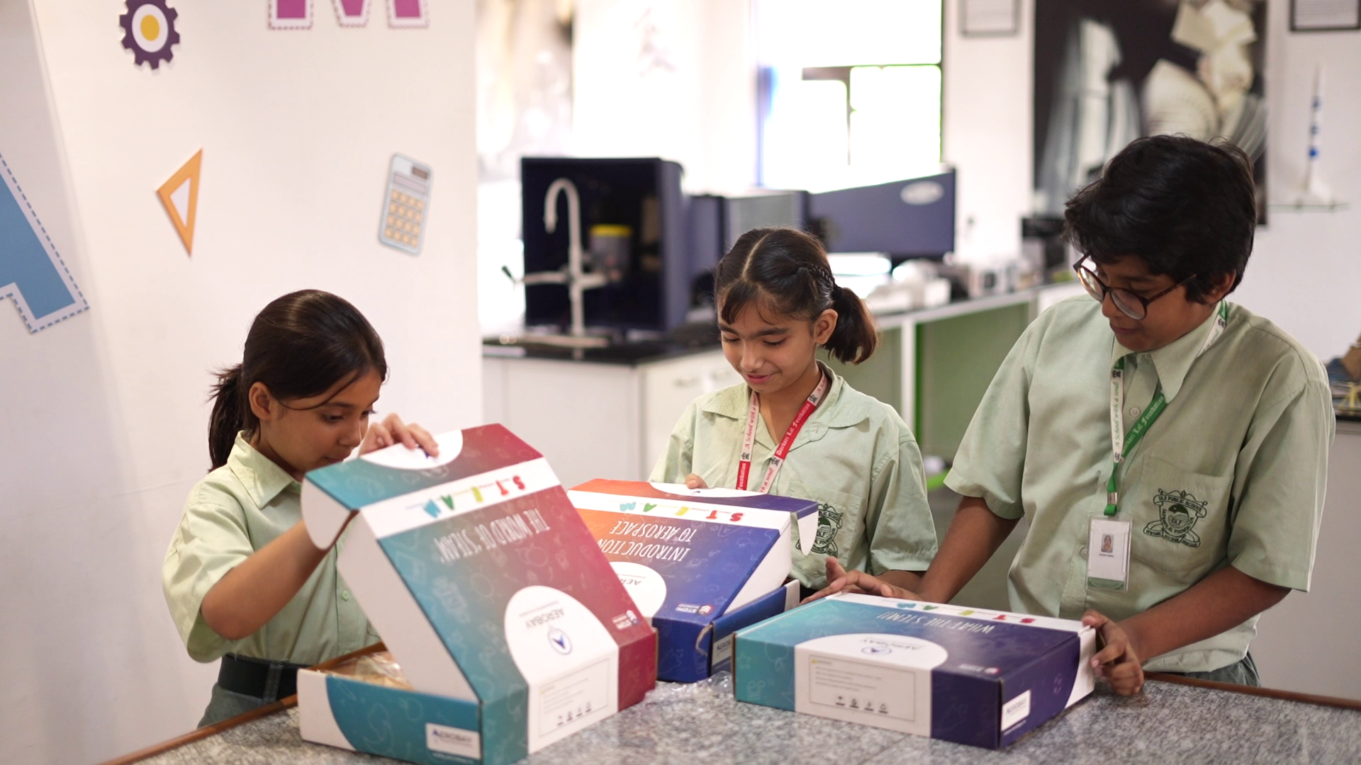 AI & Robotics Lab at an AeroBay partner school